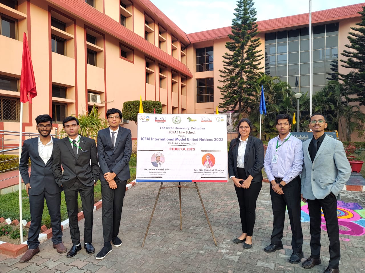 SCMS Nagpur - Winners at ICFAI MUN 2023, Dehradoon